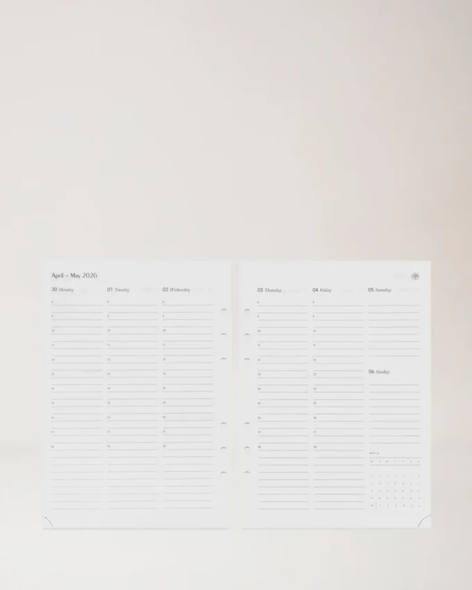 2026 Planner Diary Insert White Paper Women 2026 Planner Diary Insert White Paper Women