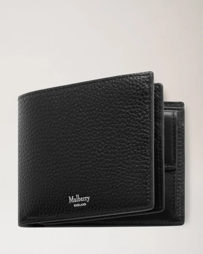 8 Card Coin Wallet Black Small Classic Grain Men 8 Card Coin Wallet Black Small Classic Grain Men