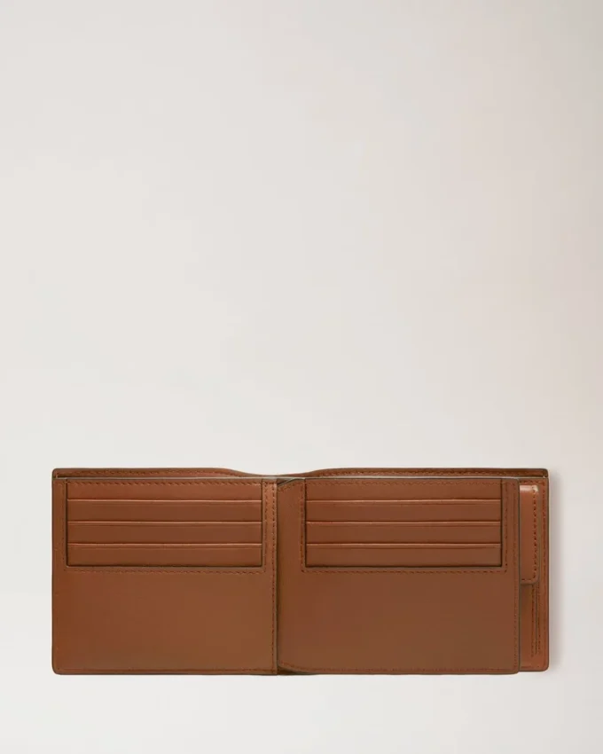 8 Card Coin Wallet Oak Small Classic Grain Family 8 Card Coin Wallet Oak Small Classic Grain Family