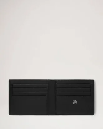 8 Card Wallet Black Small Classic Grain Men