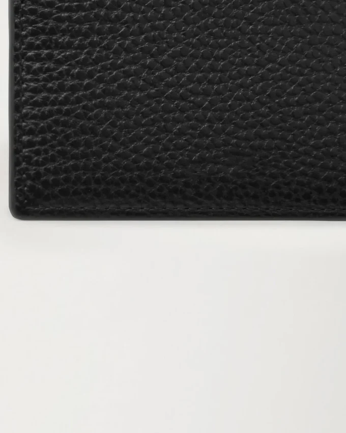 8 Card Wallet Black Small Classic Grain Men
