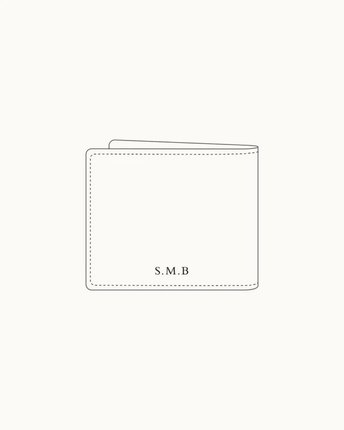 8 Card Wallet Black Small Classic Grain Men