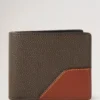 8 Card Wallet Mole & Cognac Bioveg Scotchgrain & Flat Calf 8 Card Wallet Mole & Cognac Bioveg Scotchgrain & Flat Calf