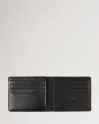 8 Card Wallet Mole & Cognac Bioveg Scotchgrain & Flat Calf