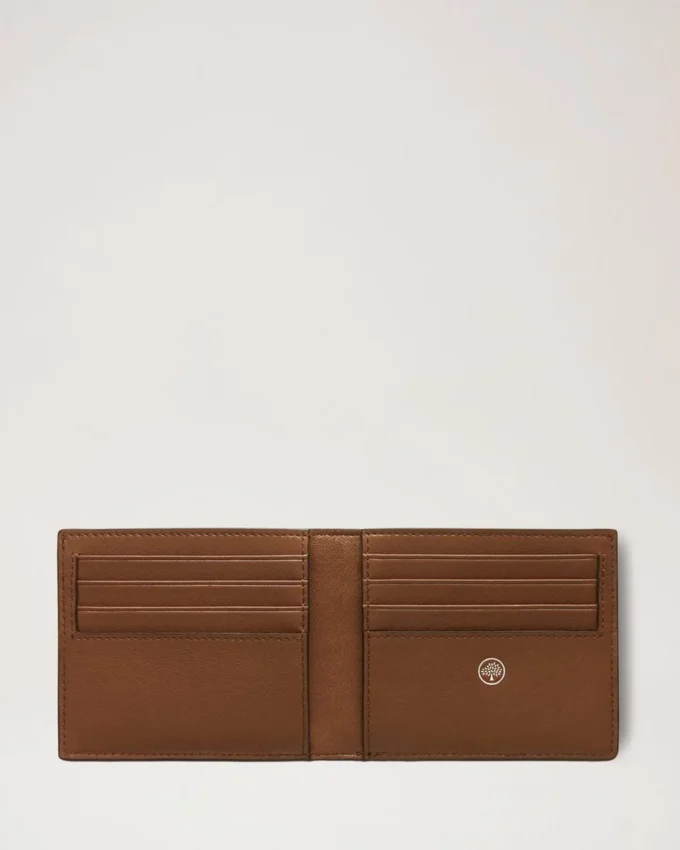 8 Card Wallet Oak Small Classic Grain Leather Family 8 Card Wallet Oak Small Classic Grain Leather Family