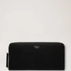 8 Card Zip Around Wallet Black Small Classic Grain 8 Card Zip Around Wallet Black Small Classic Grain