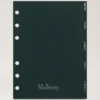 Agenda Contacts Dividers Insert Mulberry Green Paper Agenda Contacts Dividers Insert Mulberry Green Paper