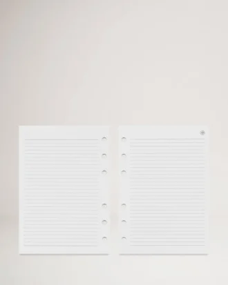 Agenda Ruled Paper Insert White Paper Men