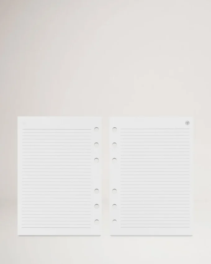 Agenda Ruled Paper Insert White Paper Men