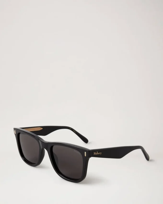 Alex Sunglasses Black Bio-Acetate Men