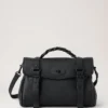 Alexa Black Heavy Grain Leather Family Alexa Black Heavy Grain Leather Family
