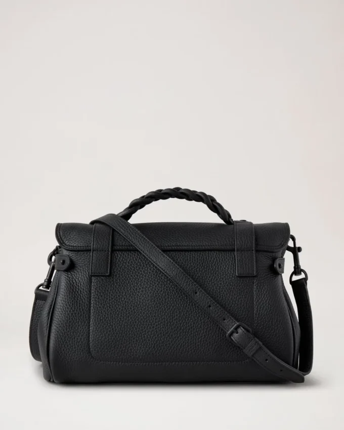 Alexa Black Heavy Grain Leather Family Alexa Black Heavy Grain Leather Family