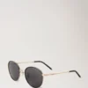 Alfie Sunglasses Black Mixed Material Men
