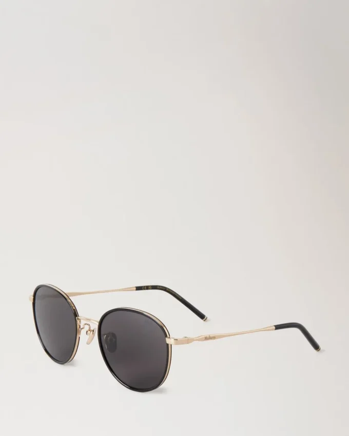 Alfie Sunglasses Black Mixed Material Men