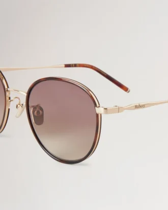 Alfie Sunglasses Tortoiseshell Mixed Material Men