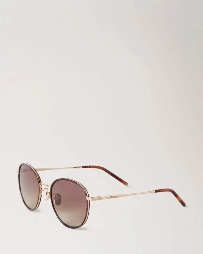 Alfie Sunglasses Tortoiseshell Mixed Material Men