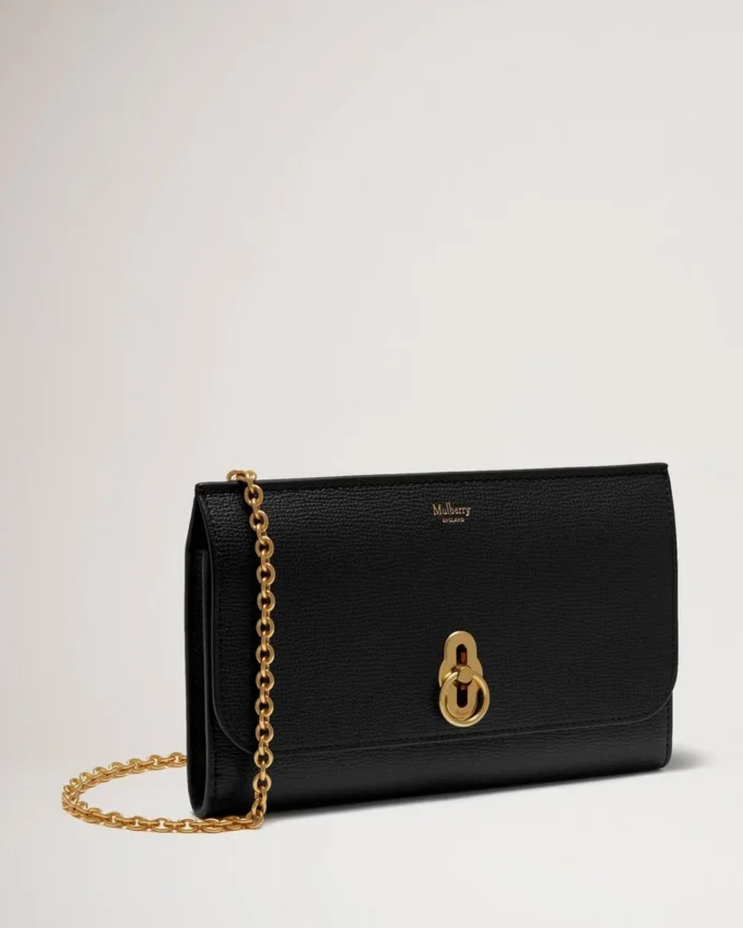 Amberley Clutch Black Cross Grain Leather Amberley Amberley Clutch Black Cross Grain Leather Amberley