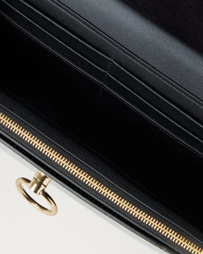 Amberley Clutch Black Shiny Small Croc Women Amberley Clutch Black Shiny Small Croc Women