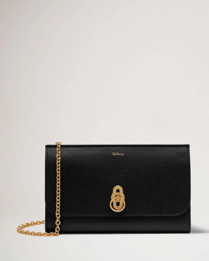 Amberley Clutch Black Small Classic Grain Women Amberley Clutch Black Small Classic Grain Women