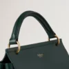 Amberley Handle Mulberry Green Small Classic Grain