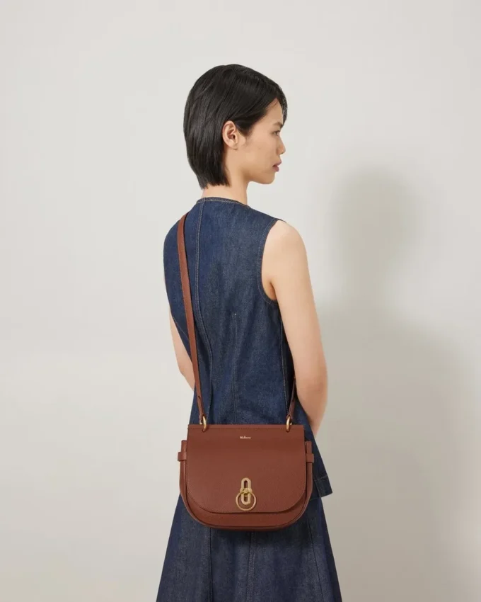 Amberley Satchel Oak Two-Tone Small Classic Grain Amberley Satchel Oak Two-Tone Small Classic Grain