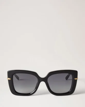 Amberley Square Sunglasses Black Bio Acetate Women Amberley Square Sunglasses Black Bio Acetate Women