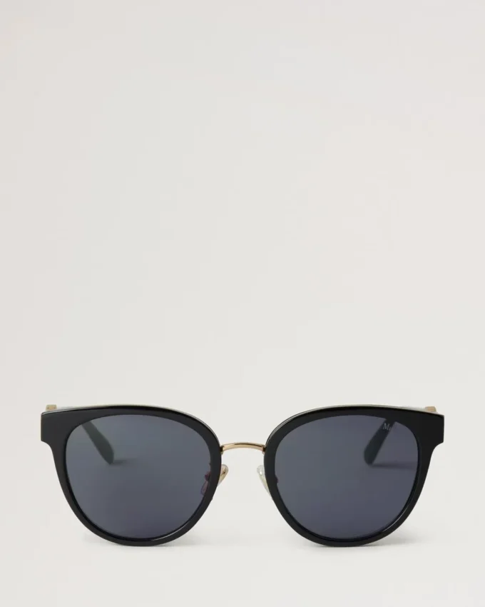 Amberley Sunglasses Black Bio Acetate & Bio Nylon