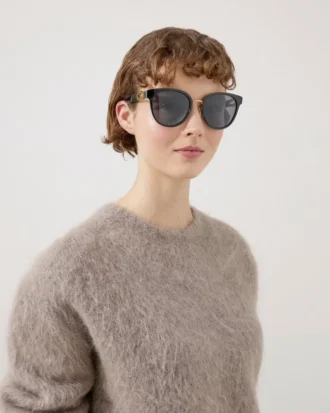 Amberley Sunglasses Black Bio Acetate & Bio Nylon
