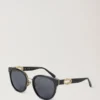 Amberley Sunglasses Black Bio Acetate & Bio Nylon