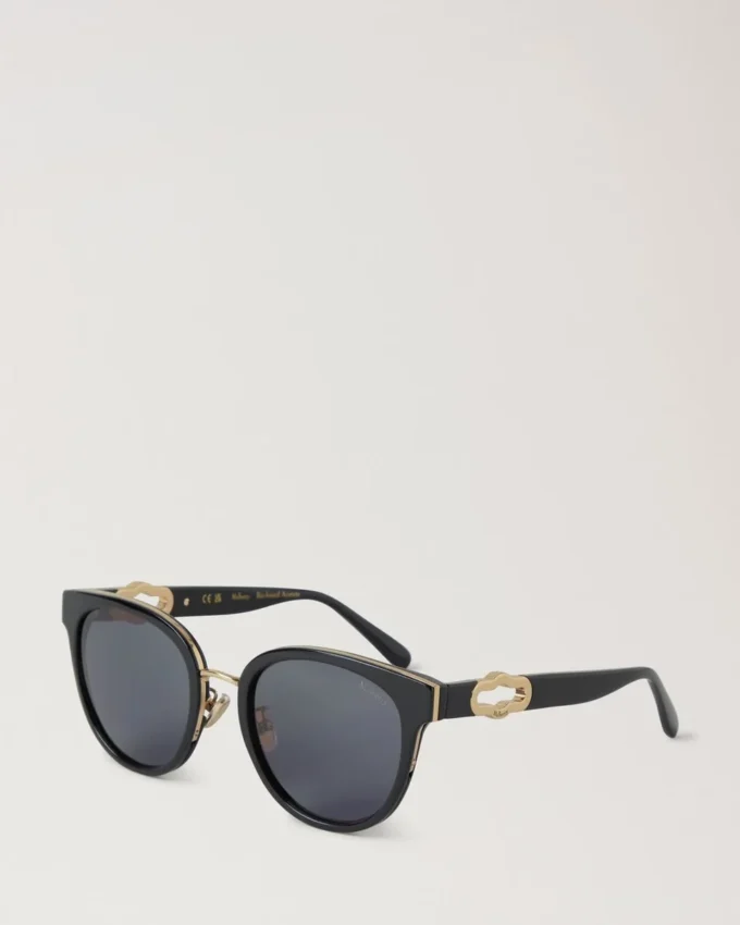 Amberley Sunglasses Black Bio Acetate & Bio Nylon