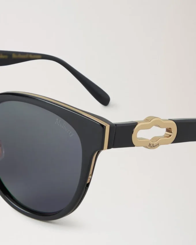 Amberley Sunglasses Black Bio Acetate & Bio Nylon