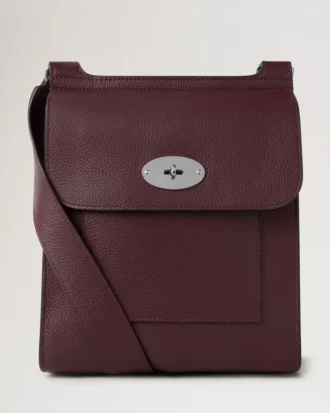 Antony Black Cherry Small Classic Grain Women