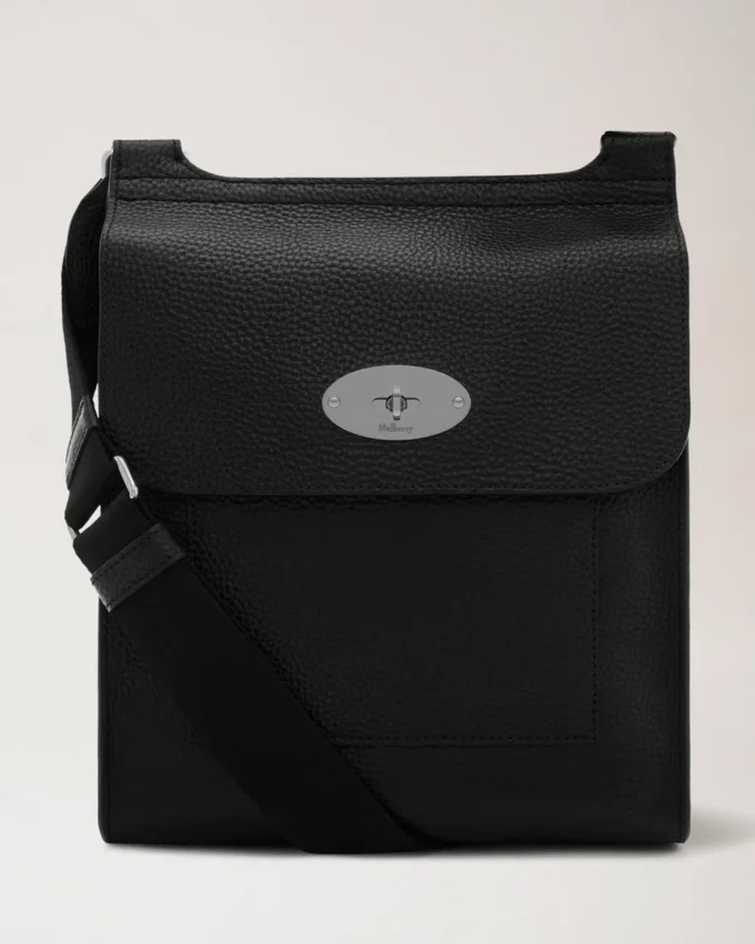 Antony Black & Silver Small Classic Grain Men Antony Black & Silver Small Classic Grain Men