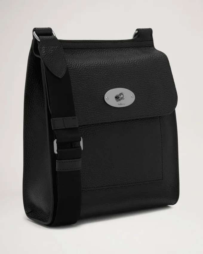 Antony Black & Silver Small Classic Grain Men Antony Black & Silver Small Classic Grain Men