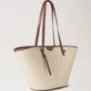 Basket Tote Oak Raffia Women Basket Tote Oak Raffia Women