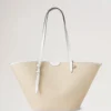 Basket Tote White Raffia Women Basket Tote White Raffia Women