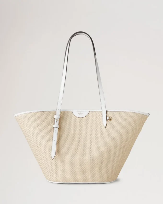 Basket Tote White Raffia Women Basket Tote White Raffia Women