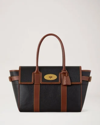 Bayswater Black & Cognac Bio-Based Scotchgrain Women