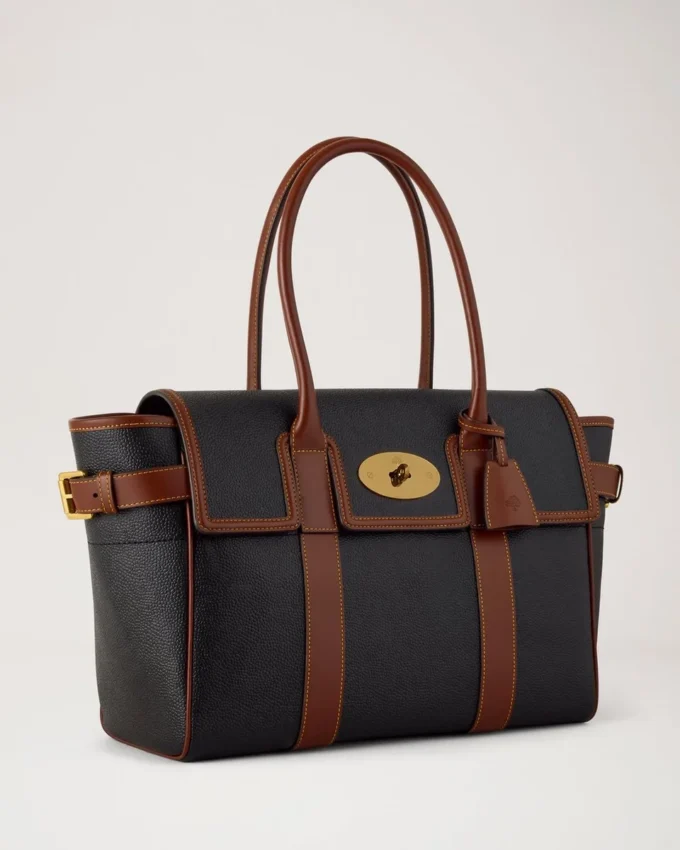 Bayswater Black & Cognac Bio-Based Scotchgrain Women Bayswater Black & Cognac Bio-Based Scotchgrain Women