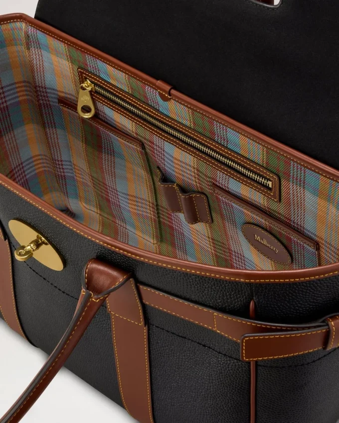 Bayswater Black & Cognac Bio-Based Scotchgrain Women Bayswater Black & Cognac Bio-Based Scotchgrain Women