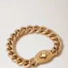 Bayswater Chunky Chain Bracelet Gold Stainless Steel