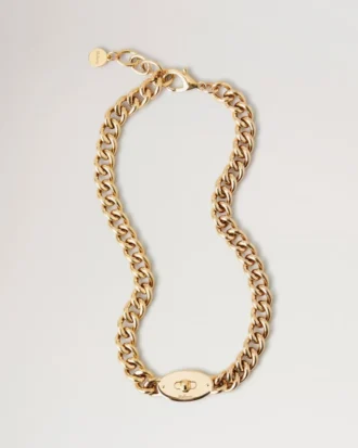 Bayswater Chunky Chain Necklace Gold Stainless Steel Bayswater Chunky Chain Necklace Gold Stainless Steel