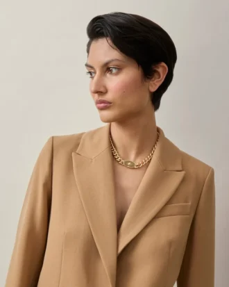 Bayswater Chunky Chain Necklace Gold Stainless Steel Bayswater Chunky Chain Necklace Gold Stainless Steel