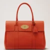 Bayswater Coral Orange Small Classic Grain Family Bayswater Coral Orange Small Classic Grain Family