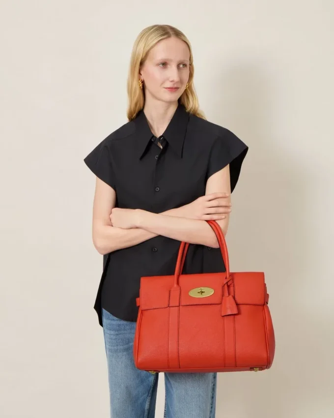 Bayswater Coral Orange Small Classic Grain Family Bayswater Coral Orange Small Classic Grain Family