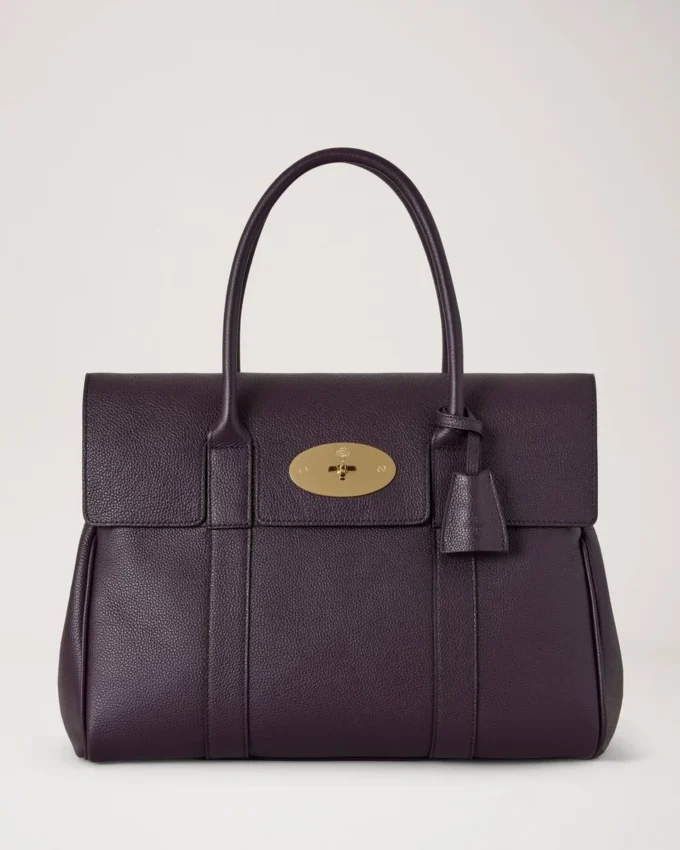 Bayswater Deep Aubergine Small Classic Grain Women Bayswater Deep Aubergine Small Classic Grain Women