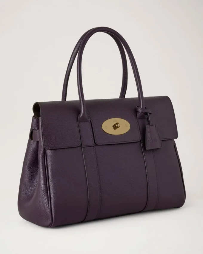 Bayswater Deep Aubergine Small Classic Grain Women Bayswater Deep Aubergine Small Classic Grain Women
