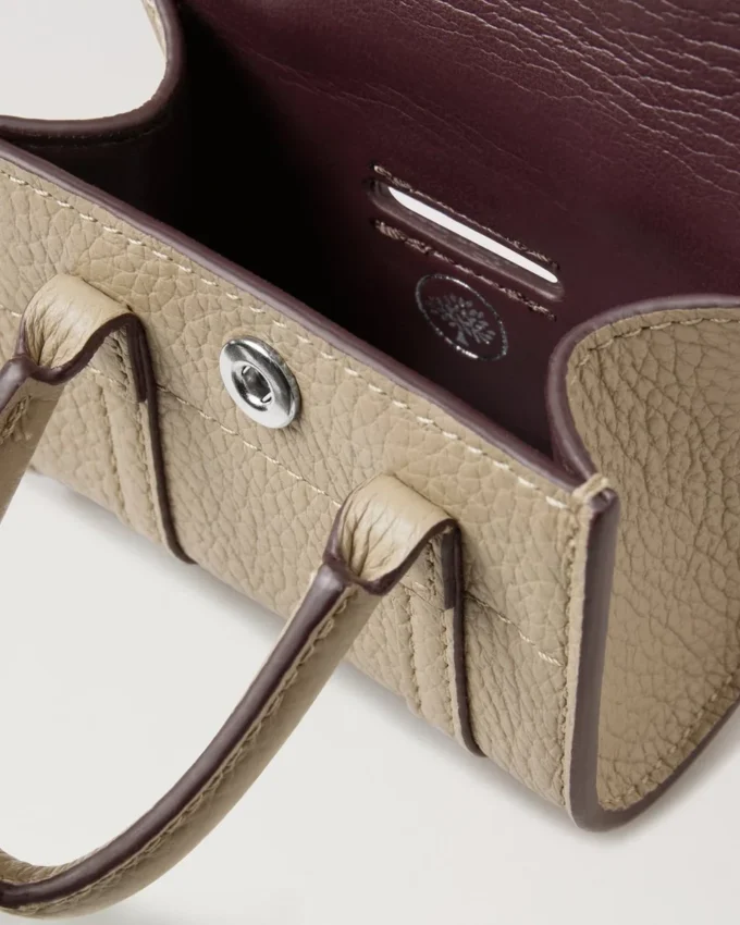 Bayswater Dog Bag Holder Dune & Oxblood Small Classic Grain