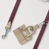 Bayswater Dog Bag Holder Dune & Oxblood Small Classic Grain