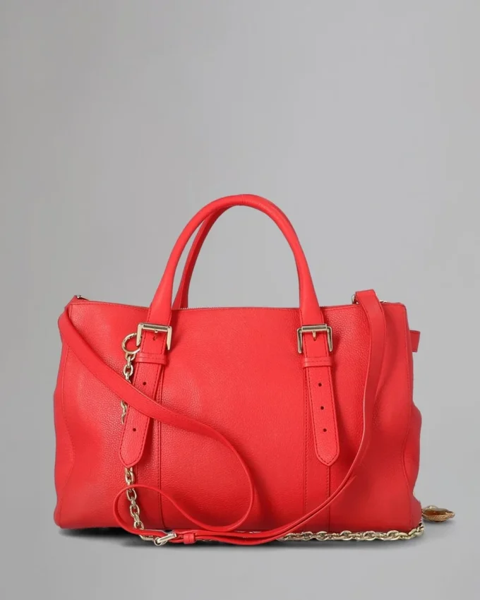 Bayswater Double Zip Tote Pre-Loved Hibiscus Small Classic Grain Bayswater Double Zip Tote Pre-Loved Hibiscus Small Classic Grain